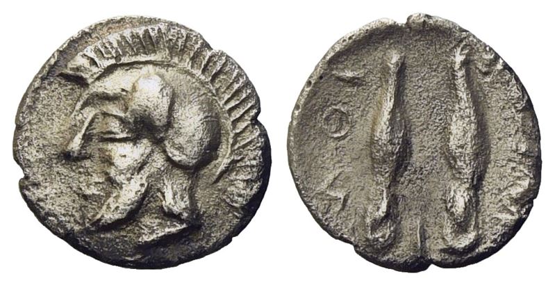 Sicily, Himera (450-440 Bc), Obol; Ar (0,32 G; )
