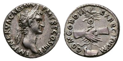 Nerva (96-98). Ar Denarius (17mm, 3.40g).