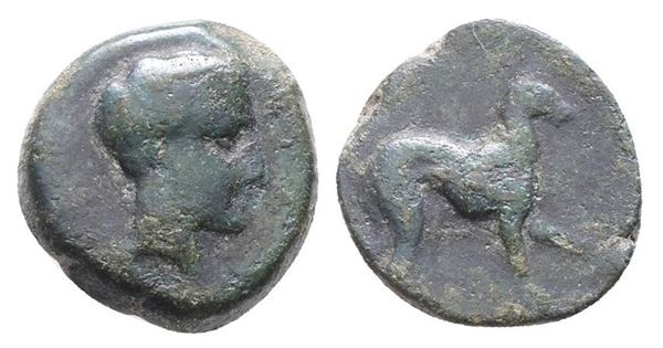 Sicily, Eryx, c. 410-400 BC. Æ Hexas (15mm, 3.83g).  - Auction Greek, Roman, Byzantine Coins - Bertolami Fine Art - Prague