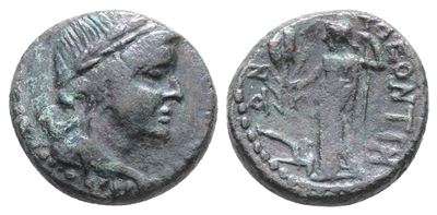 Sicily, Leontinoi, After 210 Bc. Æ (20mm, 7.27g).