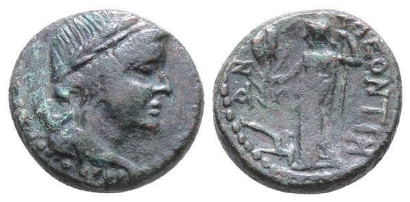 Sicily, Leontinoi, after 210 BC. Æ (20mm, 7.27g).  - Auction Greek, Roman, Byzantine Coins - Bertolami Fine Art - Prague