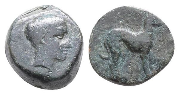 Sicily, Eryx, c. 410-400 BC. Æ Hexas (15mm, 4.16g).  - Auction Greek, Roman, Byzantine Coins - Bertolami Fine Art - Prague