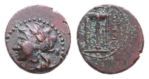 Sicily, Syracuse. Roman rule, after 212 BC. Æ (12mm, 1.57g).  - Auction Greek, Roman, Byzantine Coins - Bertolami Fine Art - Prague