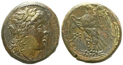 Sicily, Syracuse, Time Of Hiketas II (287-278 Bc); Æ (10,10 G; 22 MM)