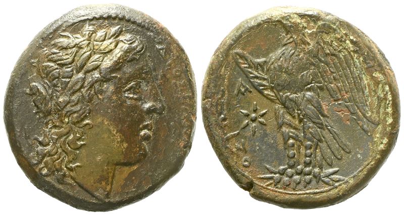 Sicily, Syracuse, Time Of Hiketas II (287-278 Bc); Æ (10,10 G; 22 MM)