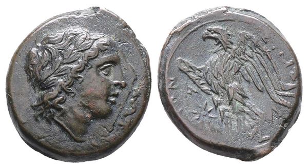 Sicily, Syracuse. Hiketas II (287-278 BC). Æ (23mm, 10.99g),  - Auction Greek, Roman, Byzantine Coins - Bertolami Fine Art - Prague