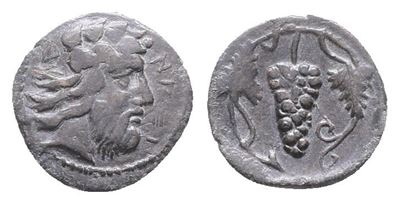 Sicily, Naxos, C. 415-403 Bc. Ar Litra (12mm, 0.75g).