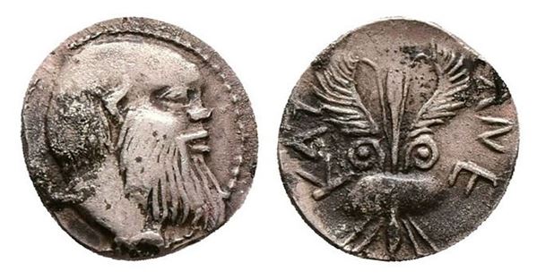 Sicily, Katane, c. 461-450 BC. AR Litra (11mm, 0.76g).