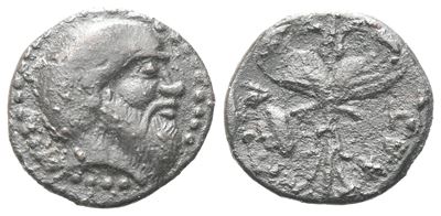 Sicily, Katane (C. 461-450 Bc), Litra; Ar (0,66 G; 11,4 MM)