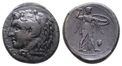 Sicily, Syracuse. Pyrrhos (278-276 Bc). Æ (24mm, 9.56g).