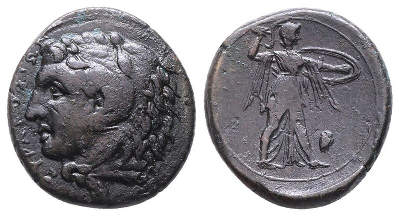 Sicily, Syracuse. Pyrrhos (278-276 Bc). Æ (24mm, 9.56g).