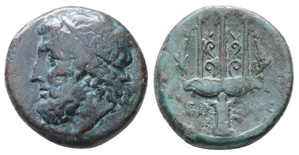 Sicily, Syracuse. Hieron II (275-215 BC). Æ (22mm, 9.15g),