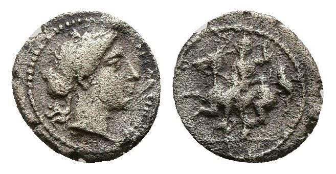 Sicily, Morgantina, C. 339/8-317 Bc. Ar Litra (11mm, 0.92g).