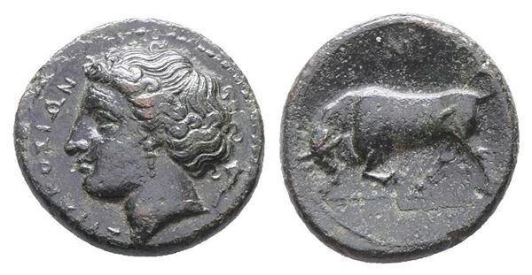 Sicily, Syracuse. Hieron II (275-215 BC). Æ (16mm, 3.42g).