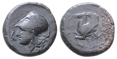 Sicily, Syracuse, 400-390 Bc. Æ Litra (20mm, 7.68g).
