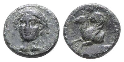 Sicily, Syracuse, 344-317 Bc. Æ (14mm, 2.69g).