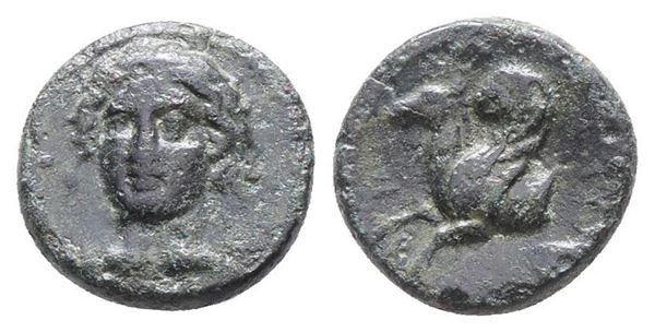 Sicily, Syracuse, 344-317 BC. Æ (14mm, 2.69g).