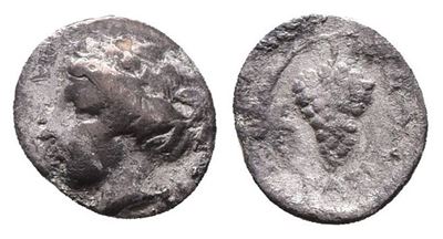 Sicily, Naxos, C. 415-403 Bc. Ar Litra (12mm, 0.73g).