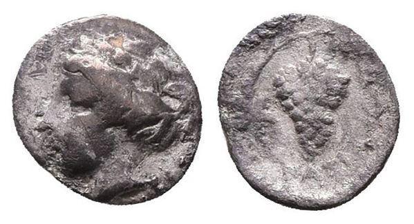 Sicily, Naxos, c. 415-403 BC. AR Litra (12mm, 0.73g).