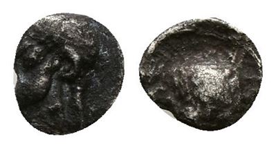 Sicily, Naxos(?), C. 461-430 Bc. Ar Litra (7mm, 0.38g).