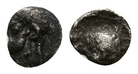 Sicily, Naxos(?), C. 461-430 Bc. Ar Litra (7mm, 0.38g).