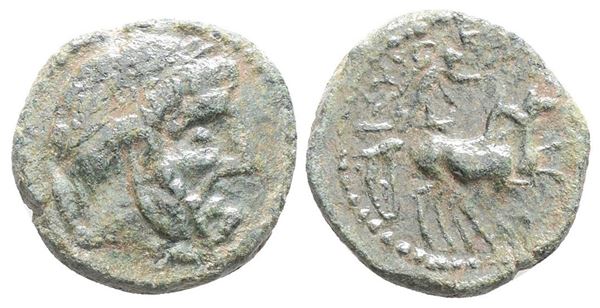 Sicily, Syracuse. Roman rule, late 2nd-early 1st century BC. Æ (19mm, 5.95g).  - Auction Greek, Roman, Byzantine Coins - Bertolami Fine Art - Prague