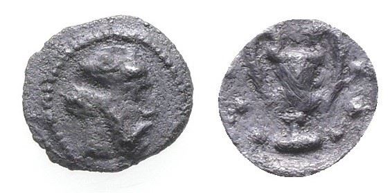 Sicily, Naxos, c. 461-430 BC. AR Hemilitron (7mm, 0.15).  - Auction Greek, Roman, Byzantine Coins - Bertolami Fine Art - Prague