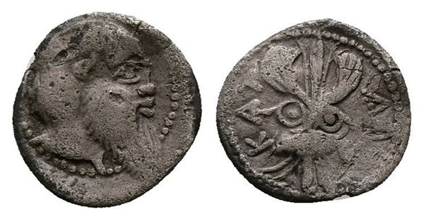 Sicily, Katane, c. 461-450 BC. AR Litra (12mm, 0.68g).  - Auction Greek, Roman, Byzantine Coins - Bertolami Fine Art - Prague