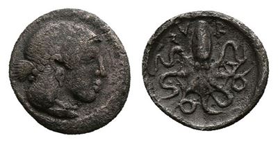 Sicily, Syracuse. Hieron i (478-466 Bc). Ar Litra (12mm, 0.66g).