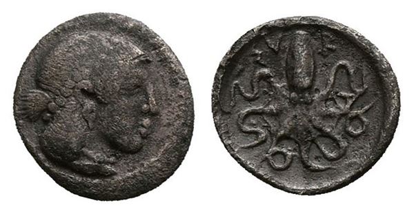 Sicily, Syracuse. Hieron I (478-466 BC). AR Litra (12mm, 0.66g).  - Auction Greek, Roman, Byzantine Coins - Bertolami Fine Art - Prague