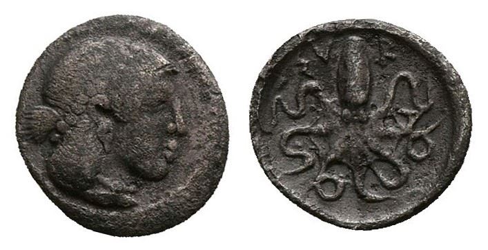 Sicily, Syracuse. Hieron i (478-466 Bc). Ar Litra (12mm, 0.66g).