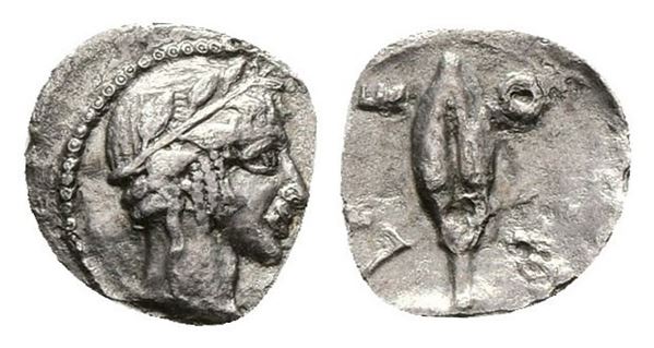 Sicily, Leontinoi, c. 466-460 BC. AR Litra (10mm, 0.38g).