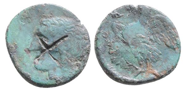 Sicily, Syracuse. Hiketas II (287-278 BC). Æ (21mm, 3.57gg).  - Auction Greek, Roman, Byzantine Coins - Bertolami Fine Art - Prague