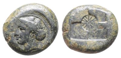 Sicily, Syracuse, 405-375 Bc. Æ Hemilitron (17mm, 5.16g).