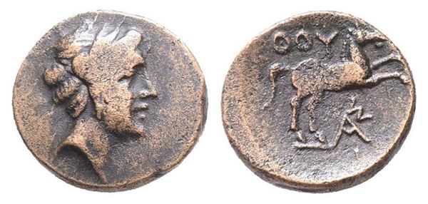 Southern Lucania, Thourioi, c. 280-213 BC. Æ (13mm, 2.42g).  - Auction Greek, Roman, Byzantine Coins - Bertolami Fine Art - Prague