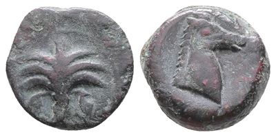 Sicily, Carthaginian Domain, C. 4th-3rd Century Bc. Æ (18mm, 7.35g).
