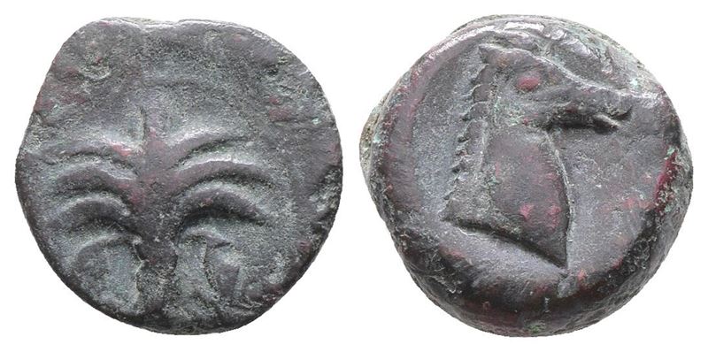 Sicily, Carthaginian Domain, C. 4th-3rd Century Bc. Æ (18mm, 7.35g).