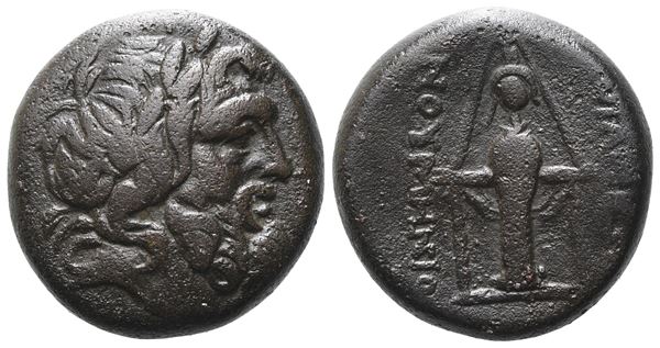 Phrygia, Apameia, c. 100-50 BC. Æ (19 mm, 9.31 g).  - Auction GREEK & ROMAN PROVINCIAL COINS AND NUMISMATIC LITERATURE Including a wide selection of Alexandrian Coins from the Dattari Collection - Bertolami Fine Art - Prague