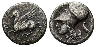 Corinth, C. 375-300 Bc. Ar Stater (20mm, 8.01g).
