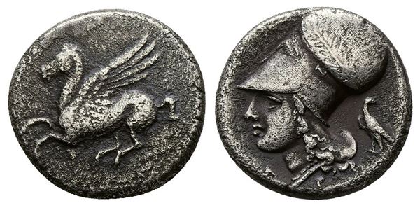 Corinth, c. 375-300 BC. AR Stater (20mm, 8.01g).  - Auction Greek, Roman, Byzantine Coins - Bertolami Fine Art - Prague