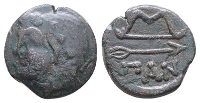 Cimmerian Bosporos, Pantikapaion, C. 304/3-250 Bc. Æ (20mm, 5.37g).