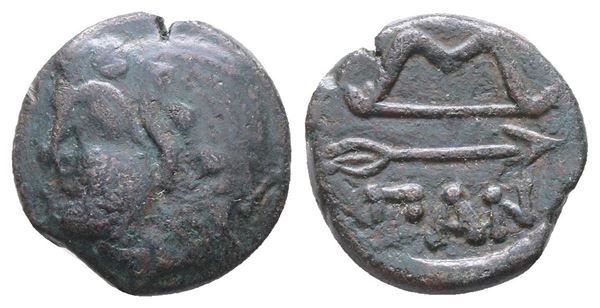 Cimmerian Bosporos, Pantikapaion, c. 304/3-250 BC. Æ (20mm, 5.37g).