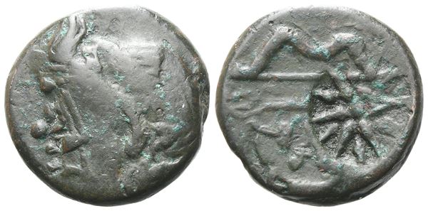 Cimmerian Bosporos, Pantikapaion, c. 304/3-250 BC. Æ (19mm, 6.80g).