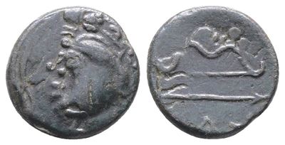 Pan, Testa cimmeria (Cimmerian Bosporos: Pantikapaion), Æ, 304/3-250 a.C.