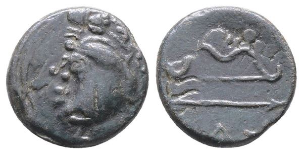 Cimmerian Bosporos, Pantikapaion, c. 304/3-250 BC. Æ (19mm, 5.50g).  - Auction Greek, Roman, Byzantine Coins - Bertolami Fine Art - Prague