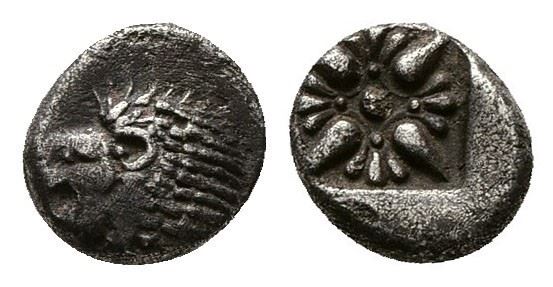 Ionia, Miletos, Late 6th-early 5th Century Bc. Ar Diobol (9mm, 1.10g).