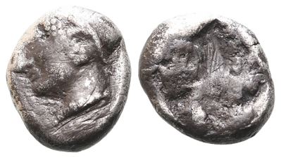 Ionia, Phokaia, C. 510-494 Bc. Ar Diobol (10mm, 1.27g).