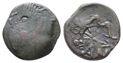 Cimmerian Bosporos, Pantikapaion, C. 304/3-250 Bc. Æ (20mm, 5.37g).