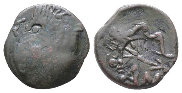 Cimmerian Bosporos, Pantikapaion, c. 304/3-250 BC. Æ (20mm, 5.37g).