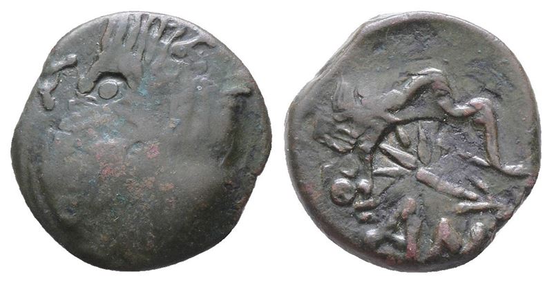 Cimmerian Bosporos, Pantikapaion, C. 304/3-250 Bc. Æ (20mm, 5.37g).